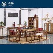 新中式家具瓷板茶桌